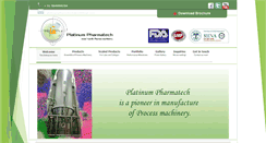 Desktop Screenshot of platinumpharmatech.com